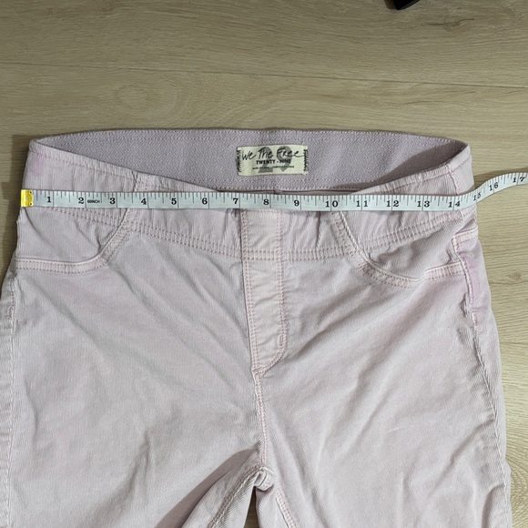 We The Free flare pants cotton bohemian chic Soft Pink Apparel - Picture 3 of 16